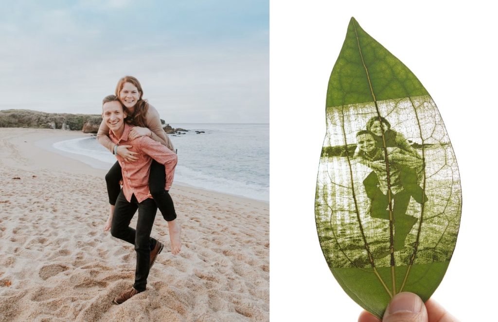 Chose photo for Picture on Leaf for best friends birthday.